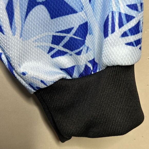 Vintage Y2K Xtreme Motorcross Jersey Mens M Blue Green Graphic Athletic Works - Picture 6 of 9